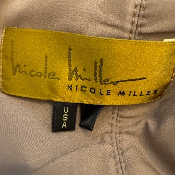 Nicole Miller Size 4 Ruched Cocktail Dress - Picture 7 of 7